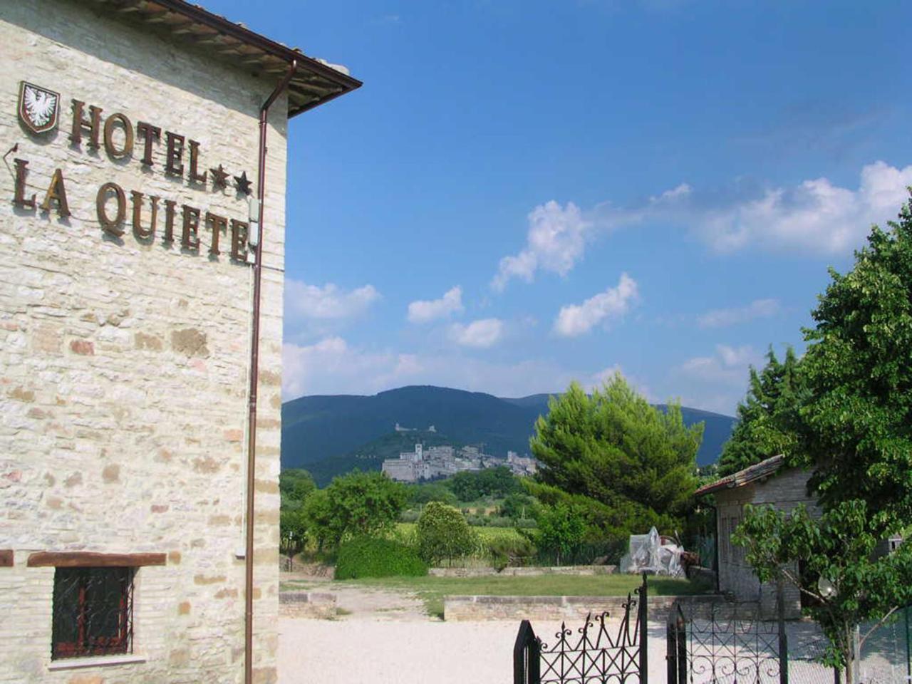 Hotel La Quiete Assisi Exterior foto